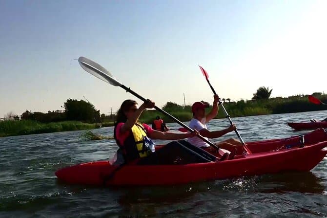 Kayaking on the Nile River in Luxor