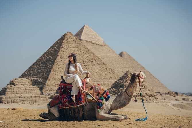 Giza pyramids & sphinx from Cairo Giza hotel with expert guide