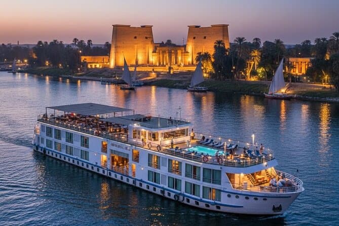 2 Night Nile Cruise from Luxor to Aswan with Abu simbel