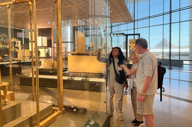 Giza Pyramids & Grand Egyptian Museum Tour with Female Guide.