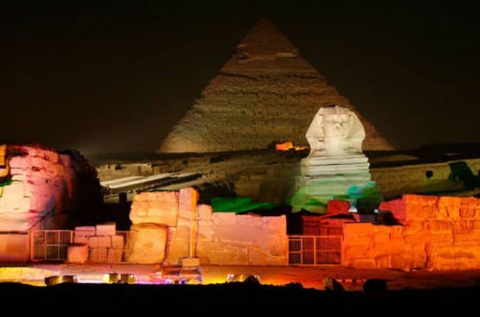 Cairo: Private VIP Giza Pyramids Sound & Light Show with Tickets