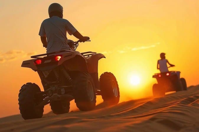 Sunset View Adventure in Hurghada with ATV, BBQ and Live Show