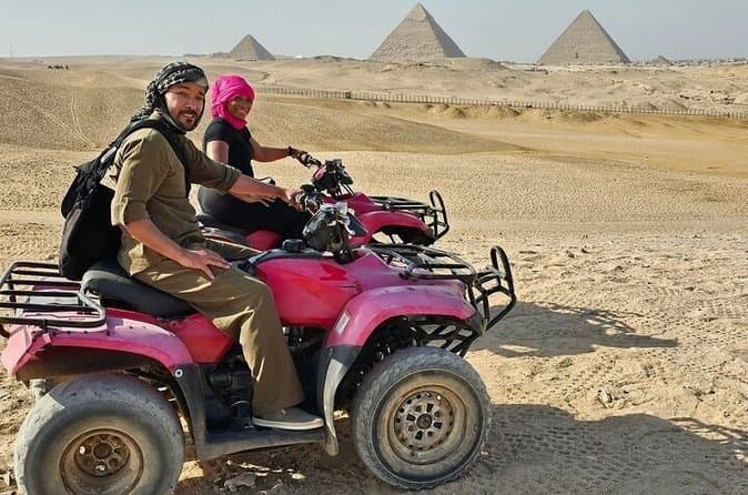 Quad Bike ATV and Nile Dinner Cruise with Belly dancer show