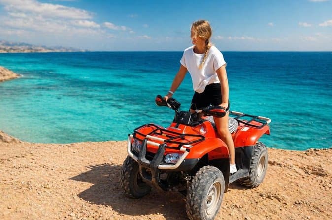 Hurghada : Quad-Fahrt entlang der Klippen des Roten Meeres