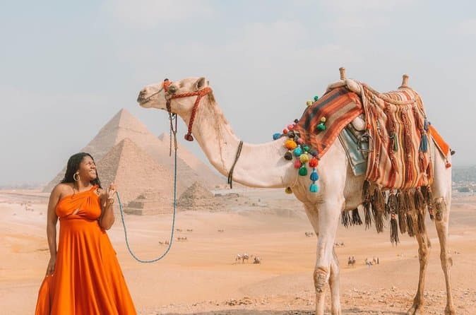 Cairo Layover Tour Giza pyramids, Sphinx and Local Bazaars