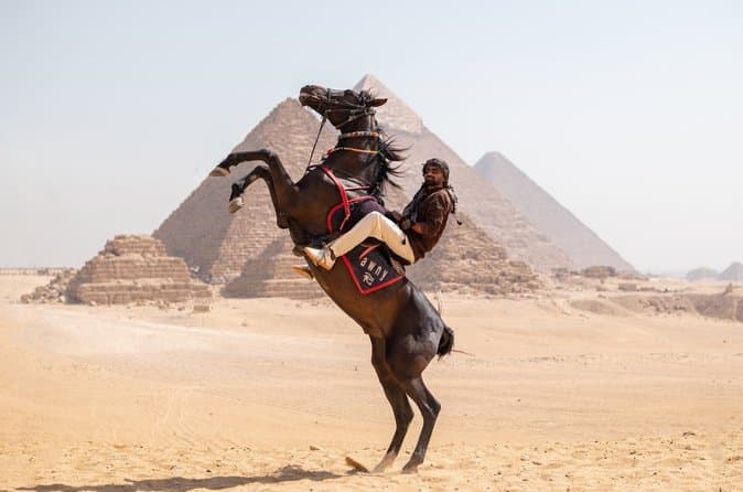 Private Pyramids Tour with Jumping Horse ATV and Free Scarf