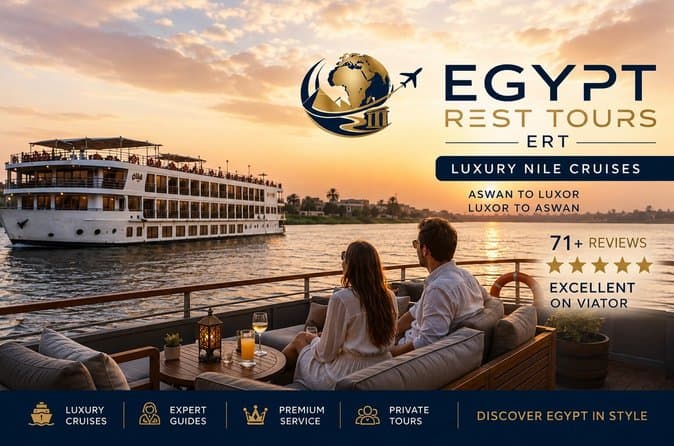 5-Day 5-Star Nile Cruise Luxor to Aswan with Private Egyptologist