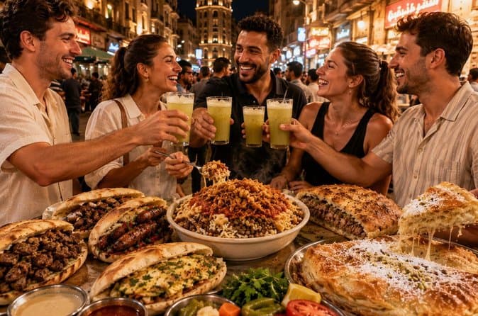 Kairo: abendliche Streetfood-Tour im Zentrum mit authentischen lokalen Aromen
