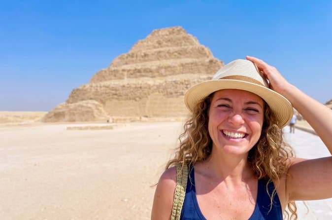 From Cairo Private Tour to Giza Pyramids, Sphinx, Saqqara