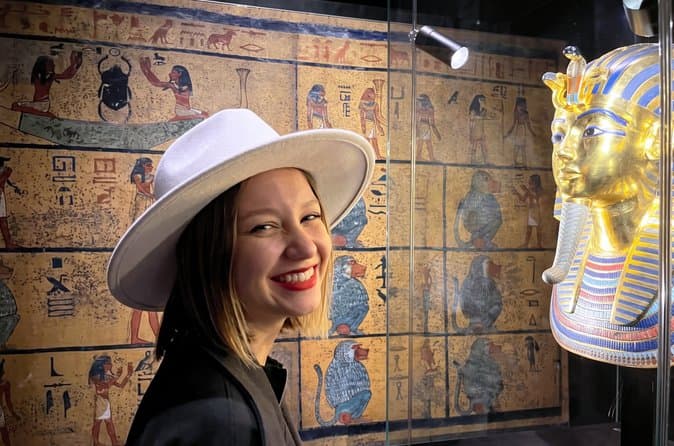 VIP Grand Egyptian Museum King Tut Gallery Solar Boat and Lunch