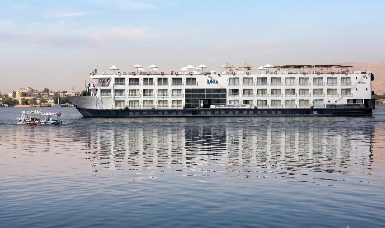 Al Kahila, a Nile cruise ship, operated by Sabena Nile Cruises