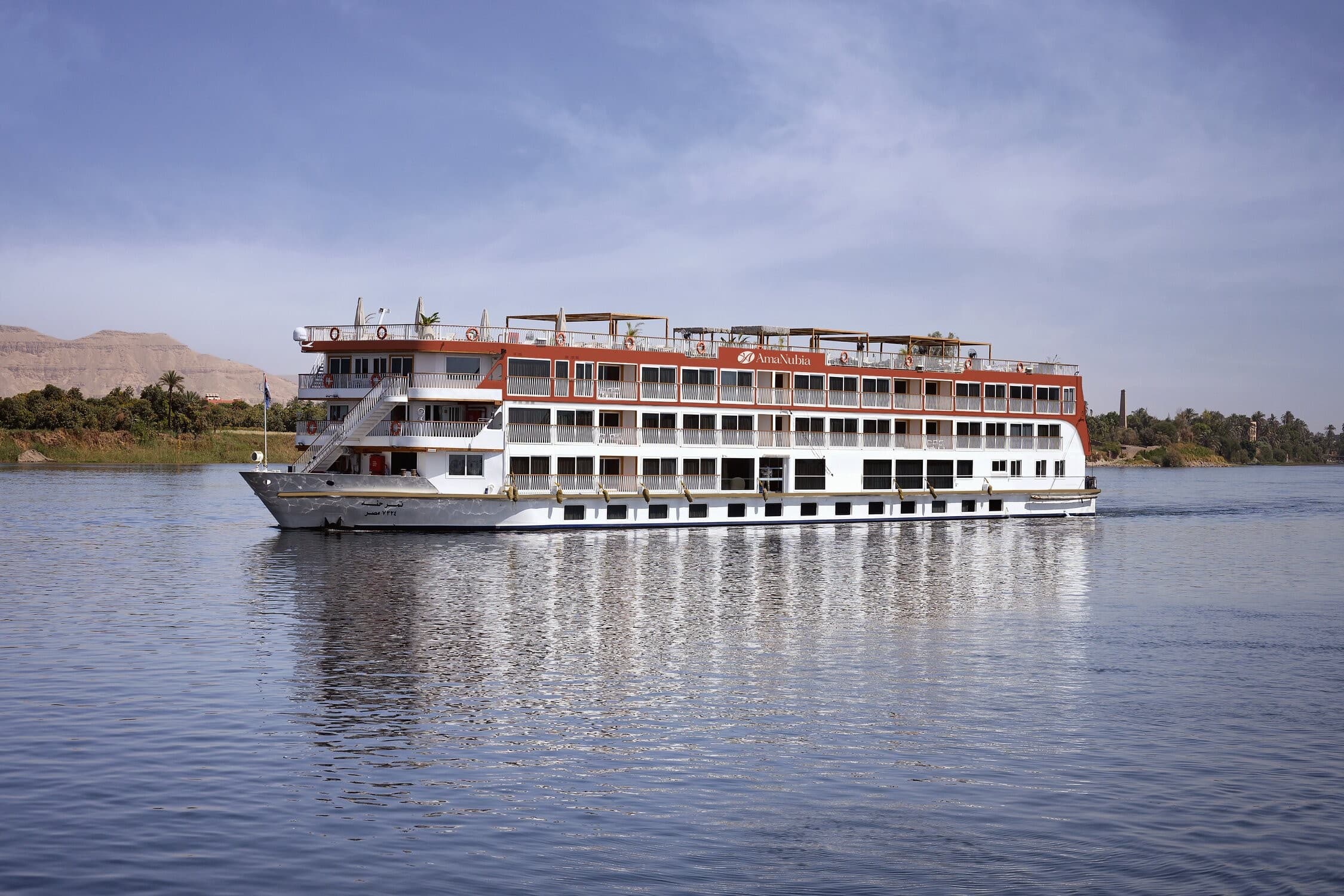 AmaNubia, a Nile cruise ship, operated by Independent