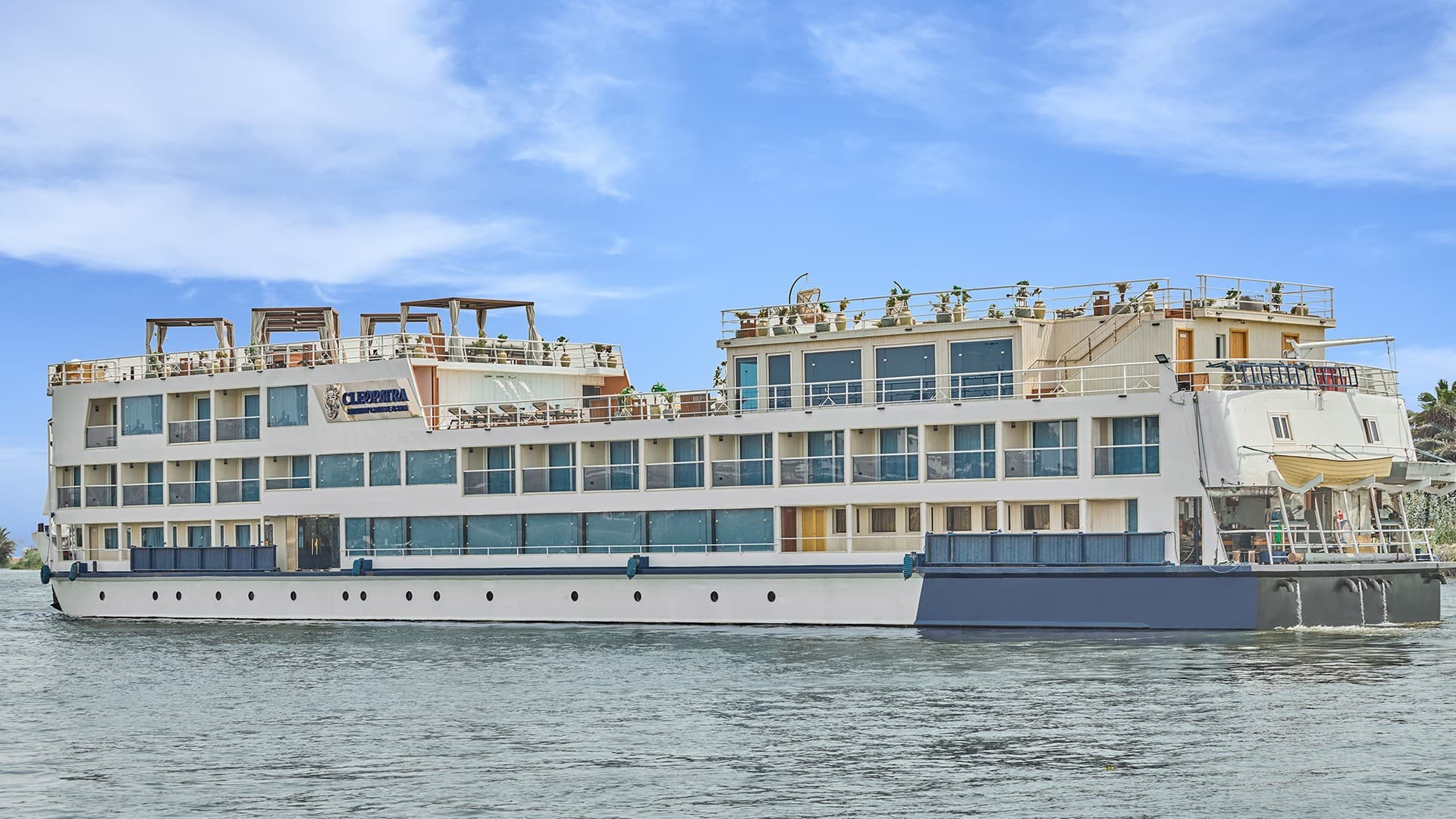 Cleopatra, a Nile cruise ship, operated by Independent