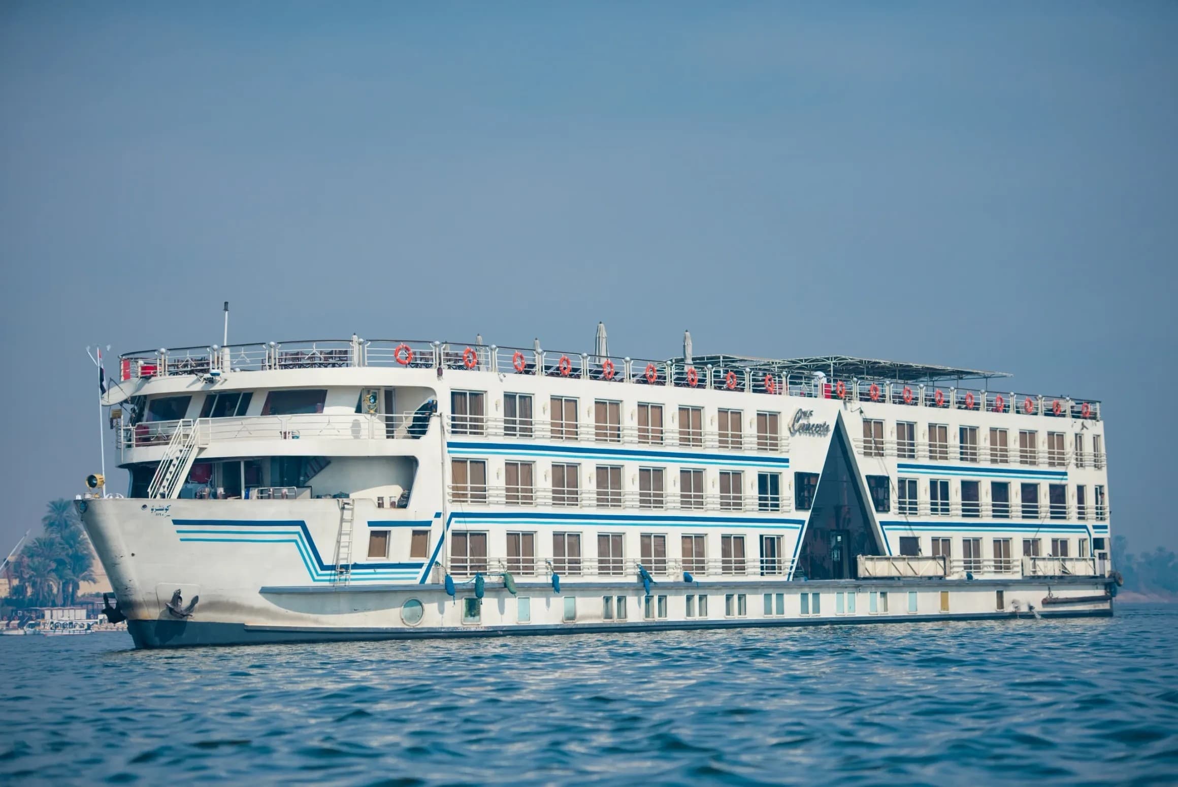 Concerto, a Nile cruise ship, operated by Extension Group Company