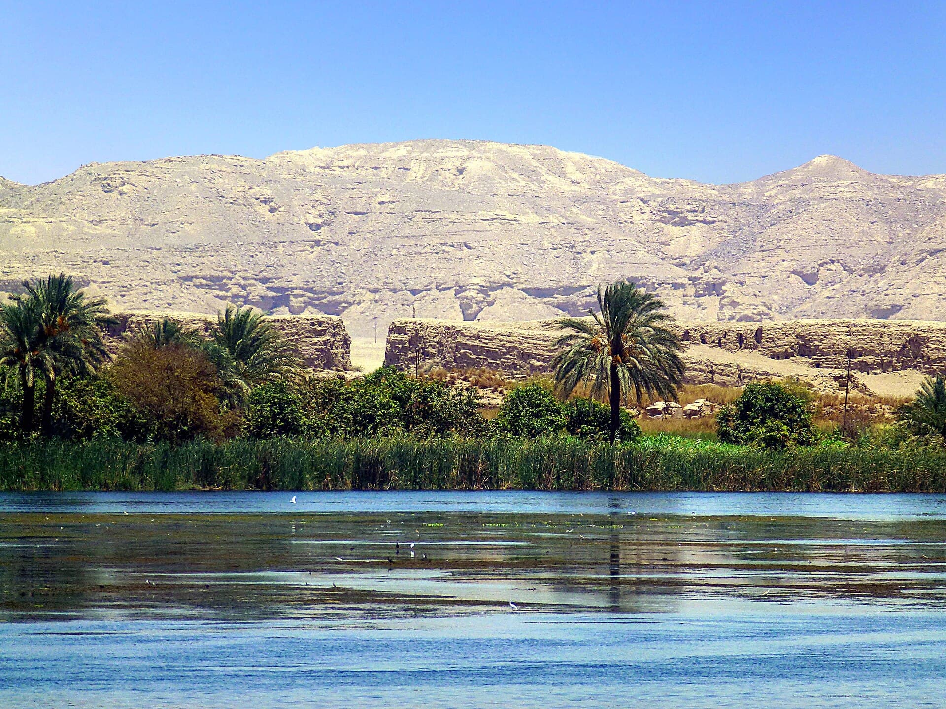 The archaeological site of El Kab (ancient Nekheb) on the Nile's east bank