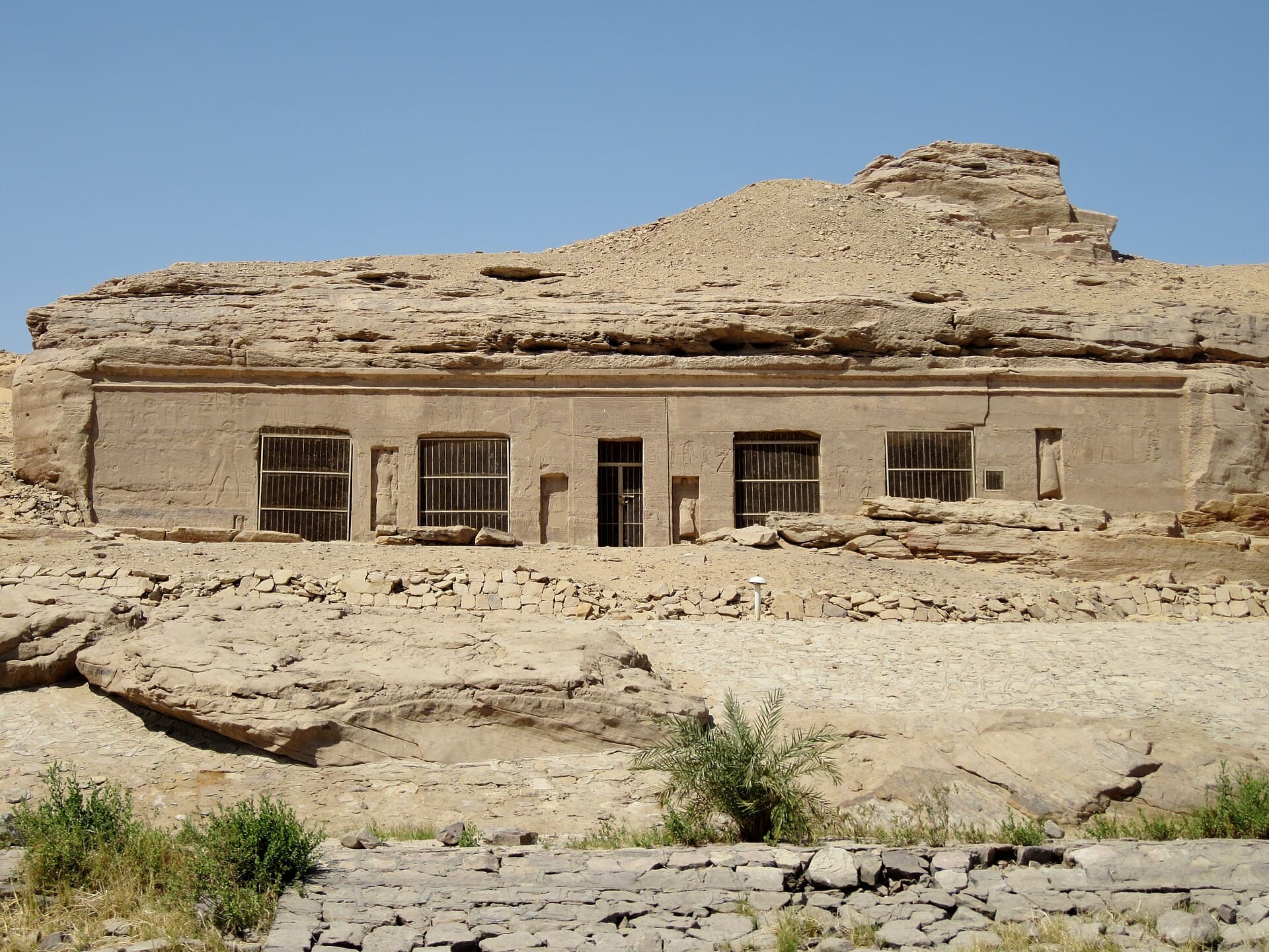 The rock-cut Great Speos of Horemheb at Gebel el-Silsila