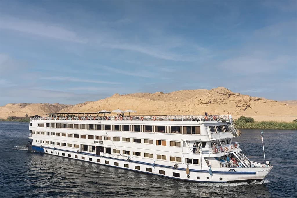 Davinci, a Nile cruise ship, operated by Independent