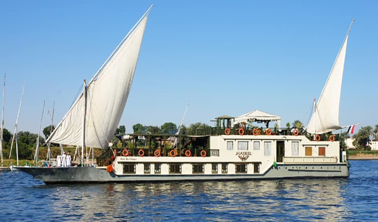 Hadeel, a Nile dahabiya, operated by Independent