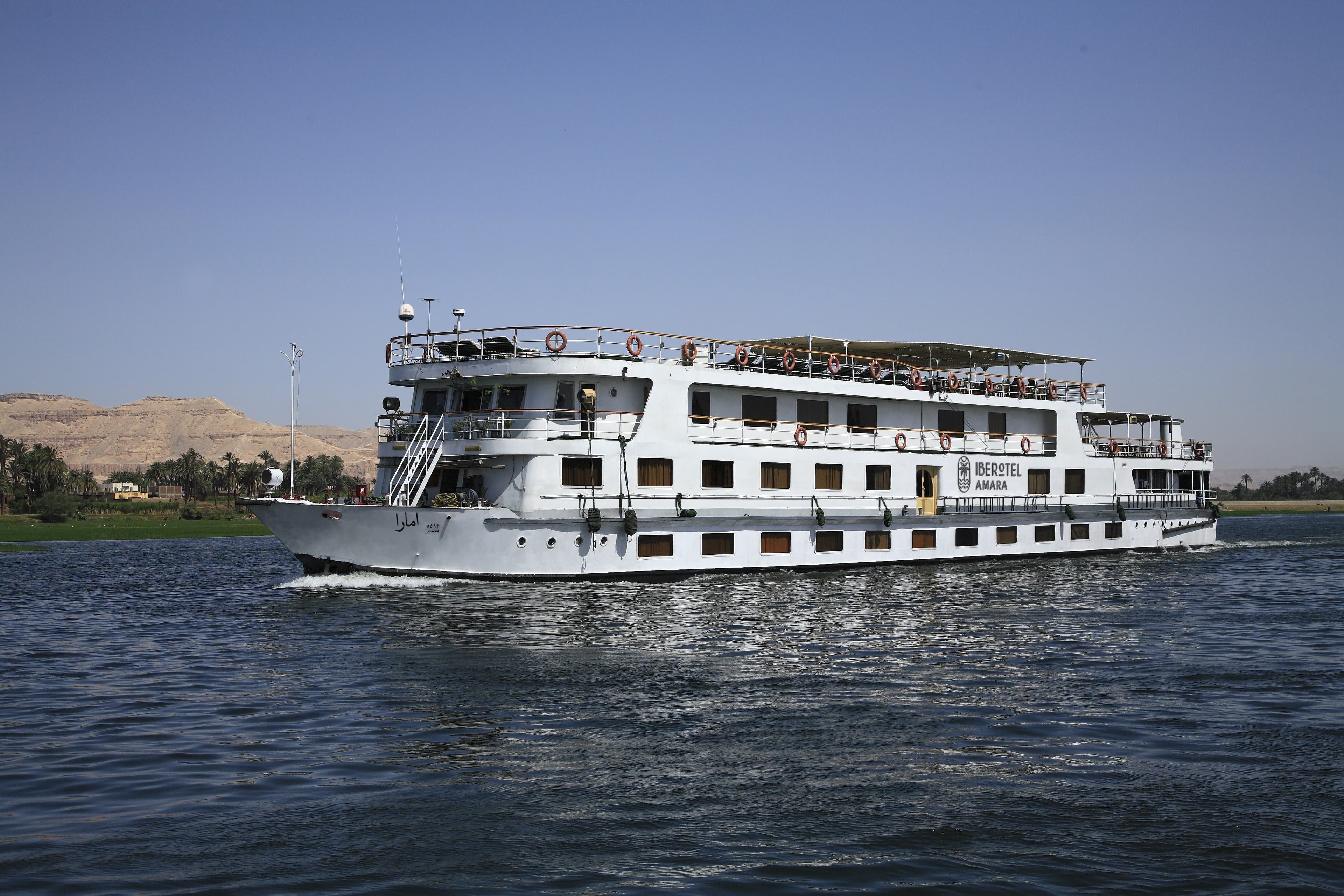 Iberotel Amara, a Nile cruise ship, operated by Iberotel Cruises