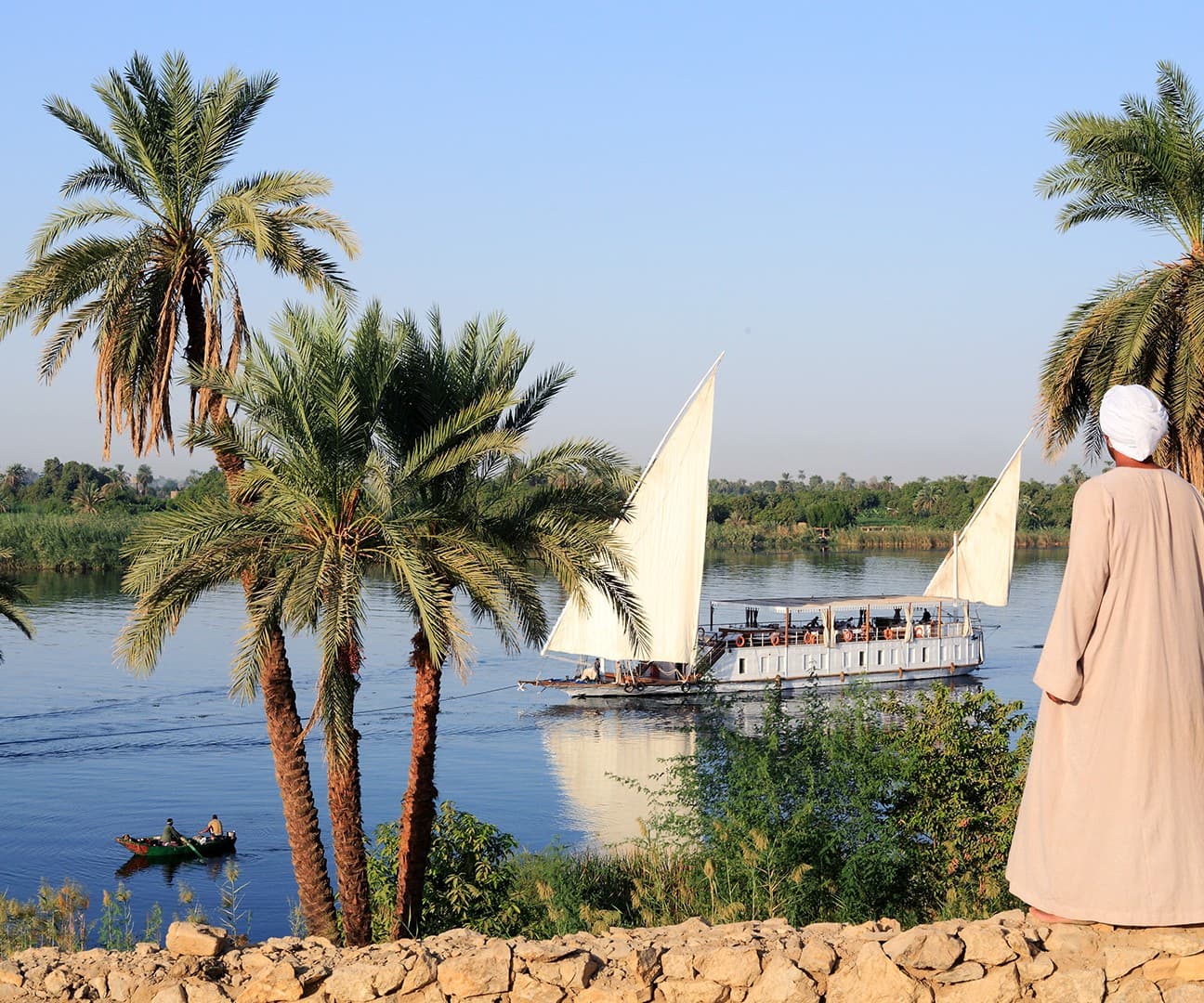 Lazuli Luxor, a Nile dahabiya, operated by Lazuli