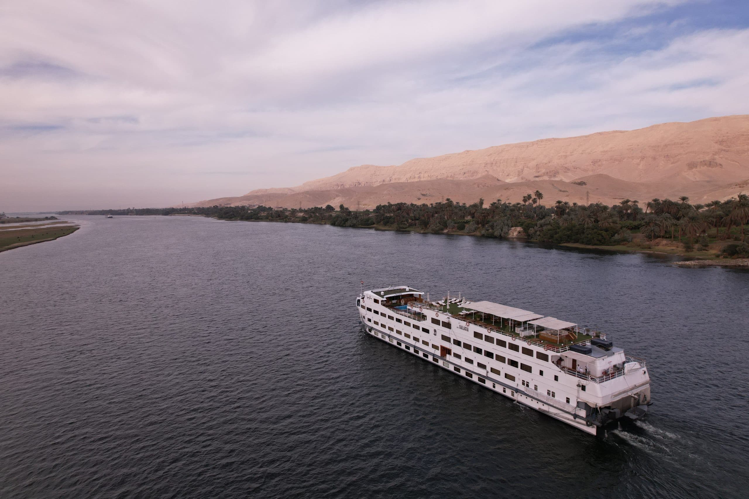 M/S Salacia, a Nile cruise ship, operated by Independent