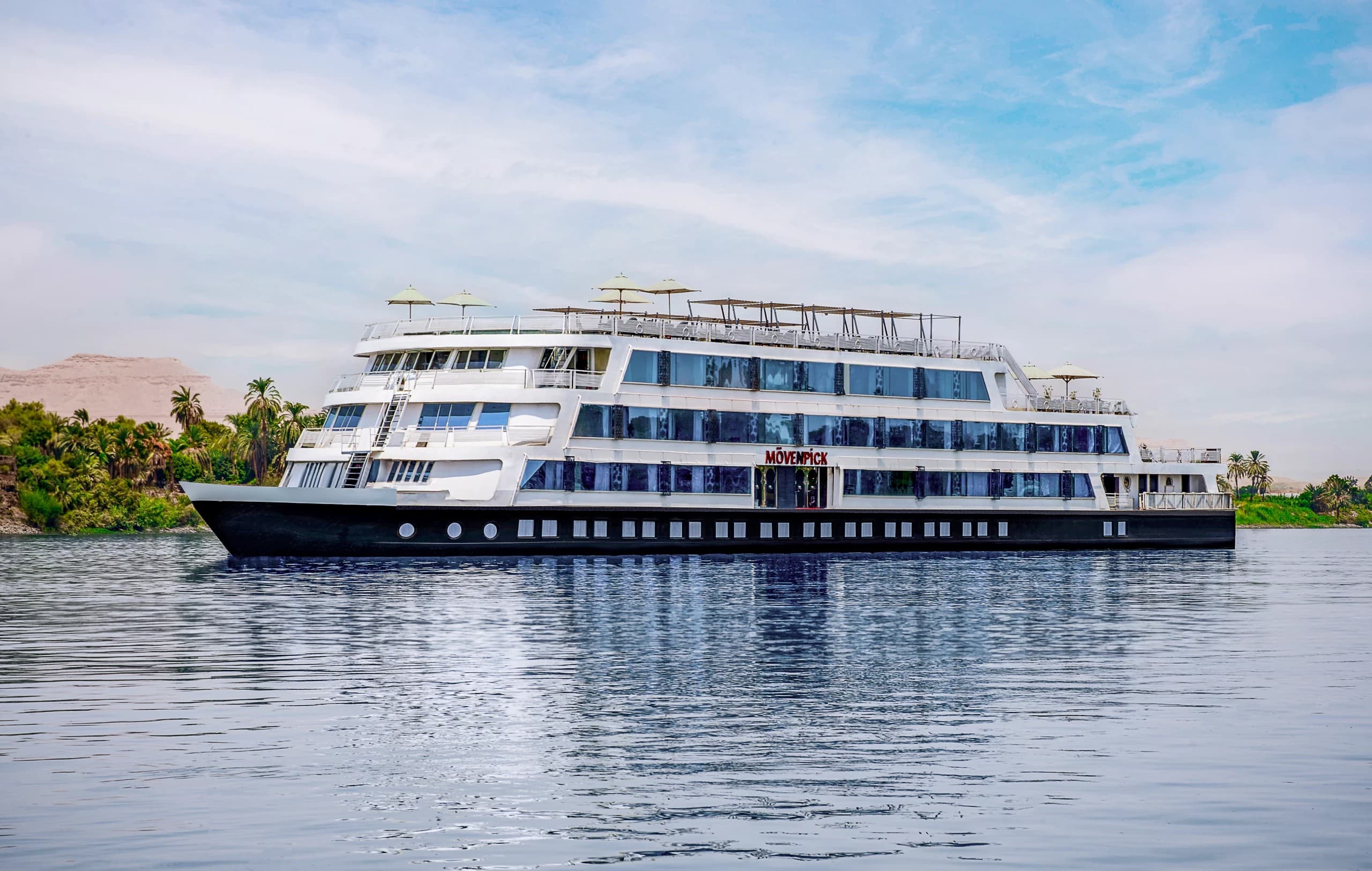 Mövenpick MS Darakum, a Nile cruise ship, operated by Mövenpick (Accor)