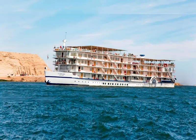 Mövenpick MS Prince Abbas, a Nile cruise ship, operated by Mövenpick Hotels & Resorts