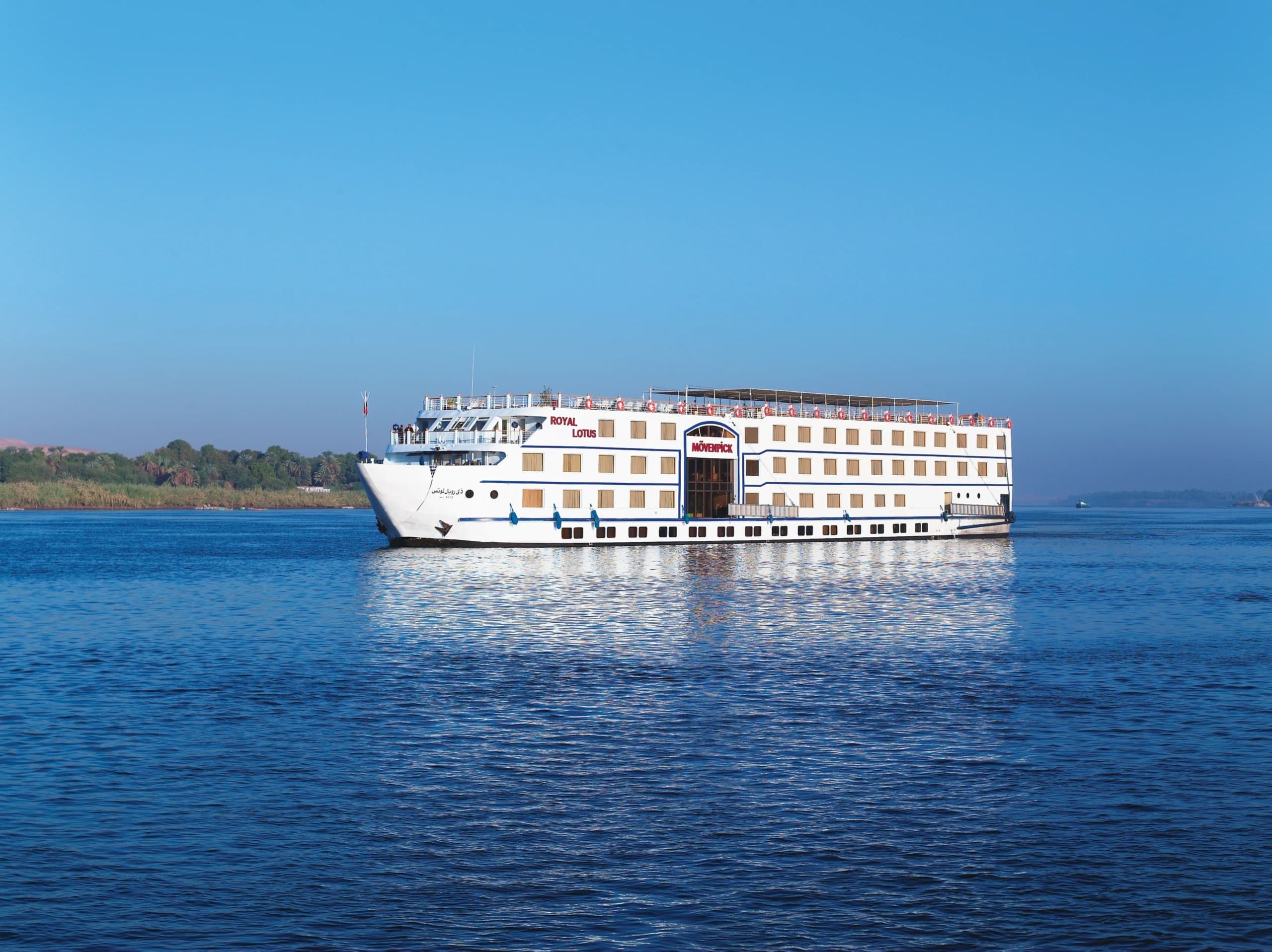 Mövenpick MS Royal Lotus, a Nile cruise ship, operated by Mövenpick (Accor)