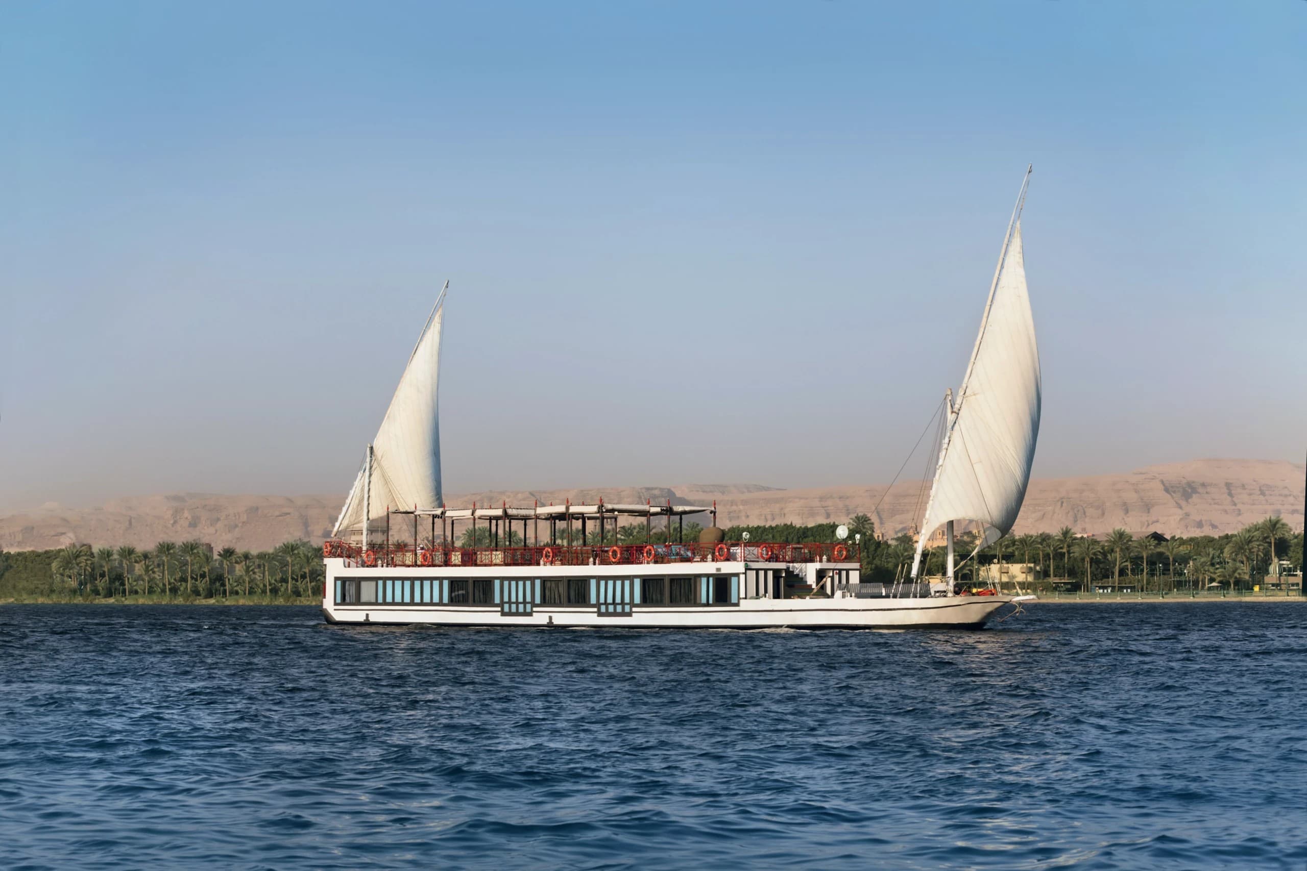 Mövenpick SB Feddya, a Nile dahabiya, operated by Mövenpick Hotels & Resorts