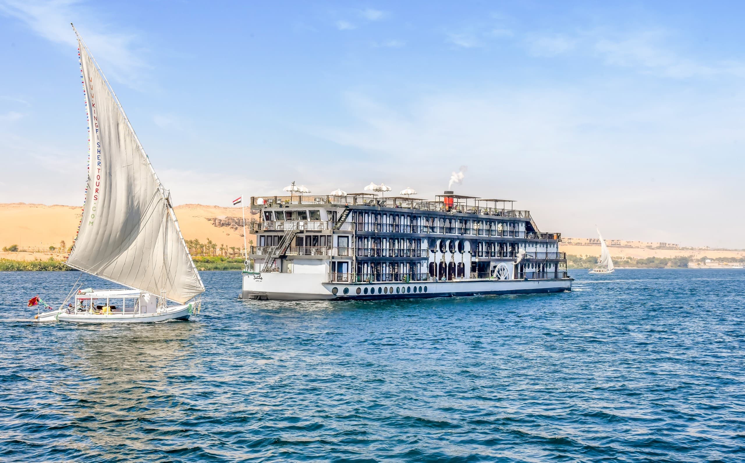 Mövenpick SS Misr, a Nile cruise ship, operated by Mövenpick (Accor)