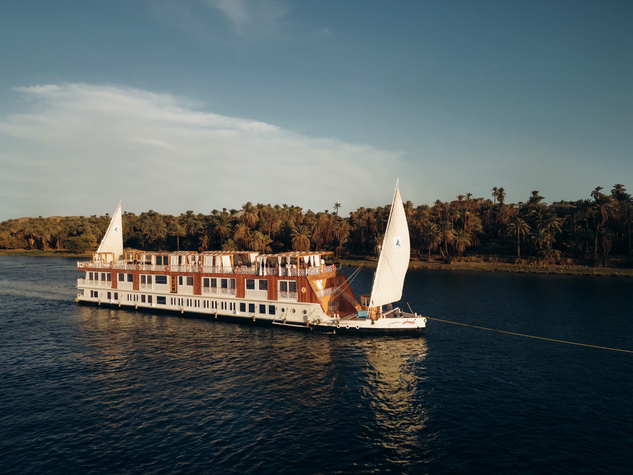 Merit Star II, a Nile dahabiya, operated by Merit Dahabiyas