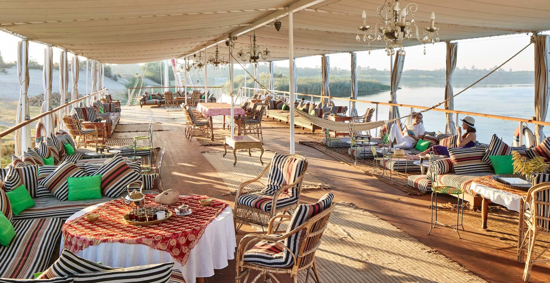Meroe, a Nile dahabiya, operated by Nour El Nil