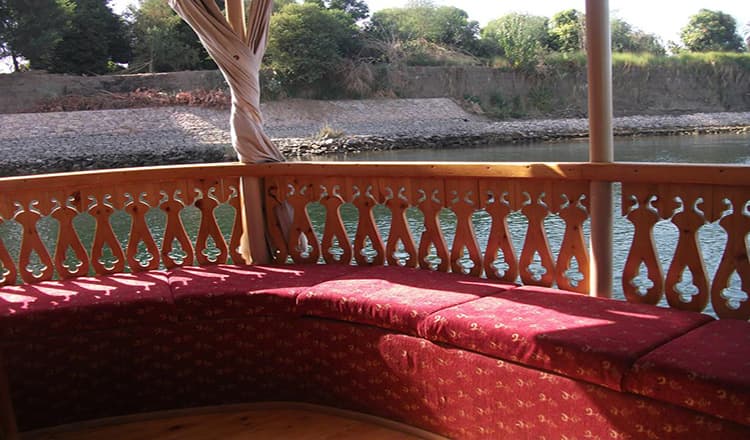 Miran, a Nile dahabiya, operated by Oriental Nile Cruises