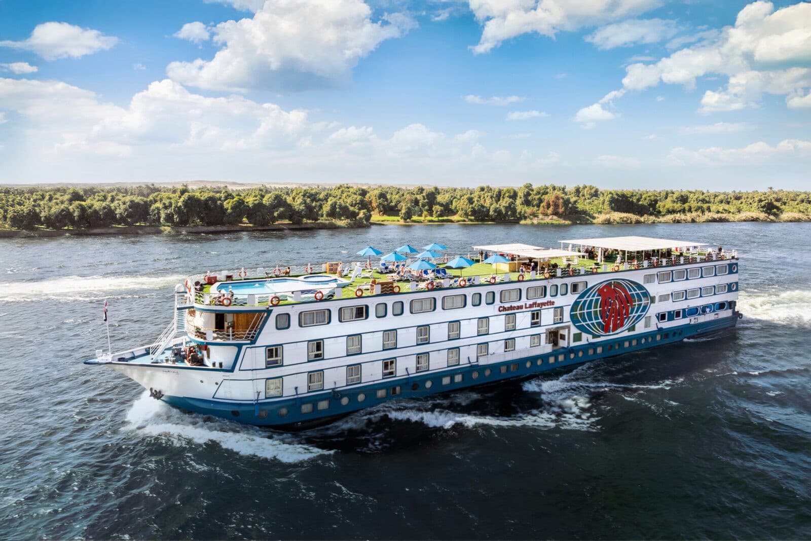 MS Chateau Lafayette, a Nile cruise ship, operated by Independent