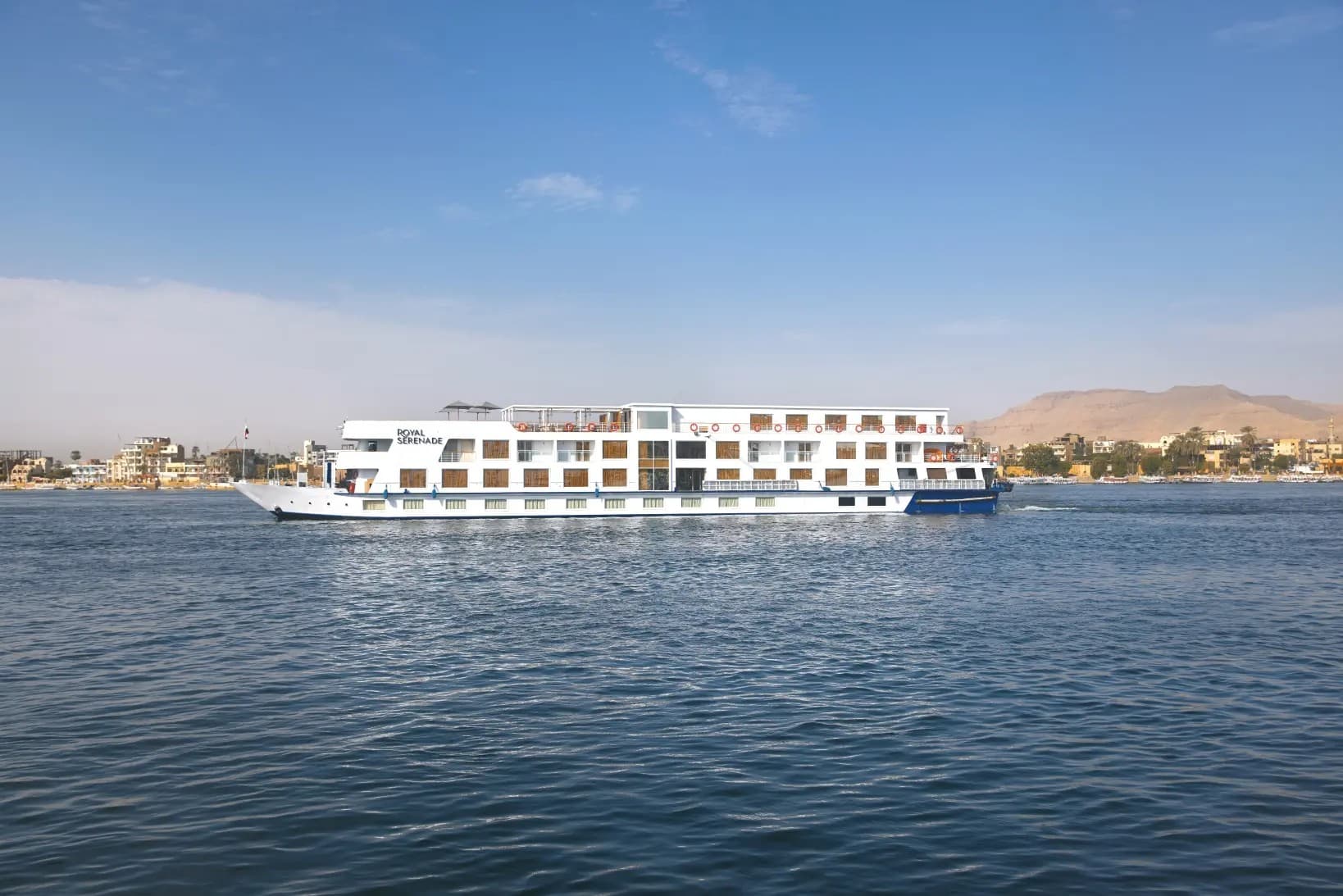 MS Royal Serenade, a Nile cruise ship, operated by Independent