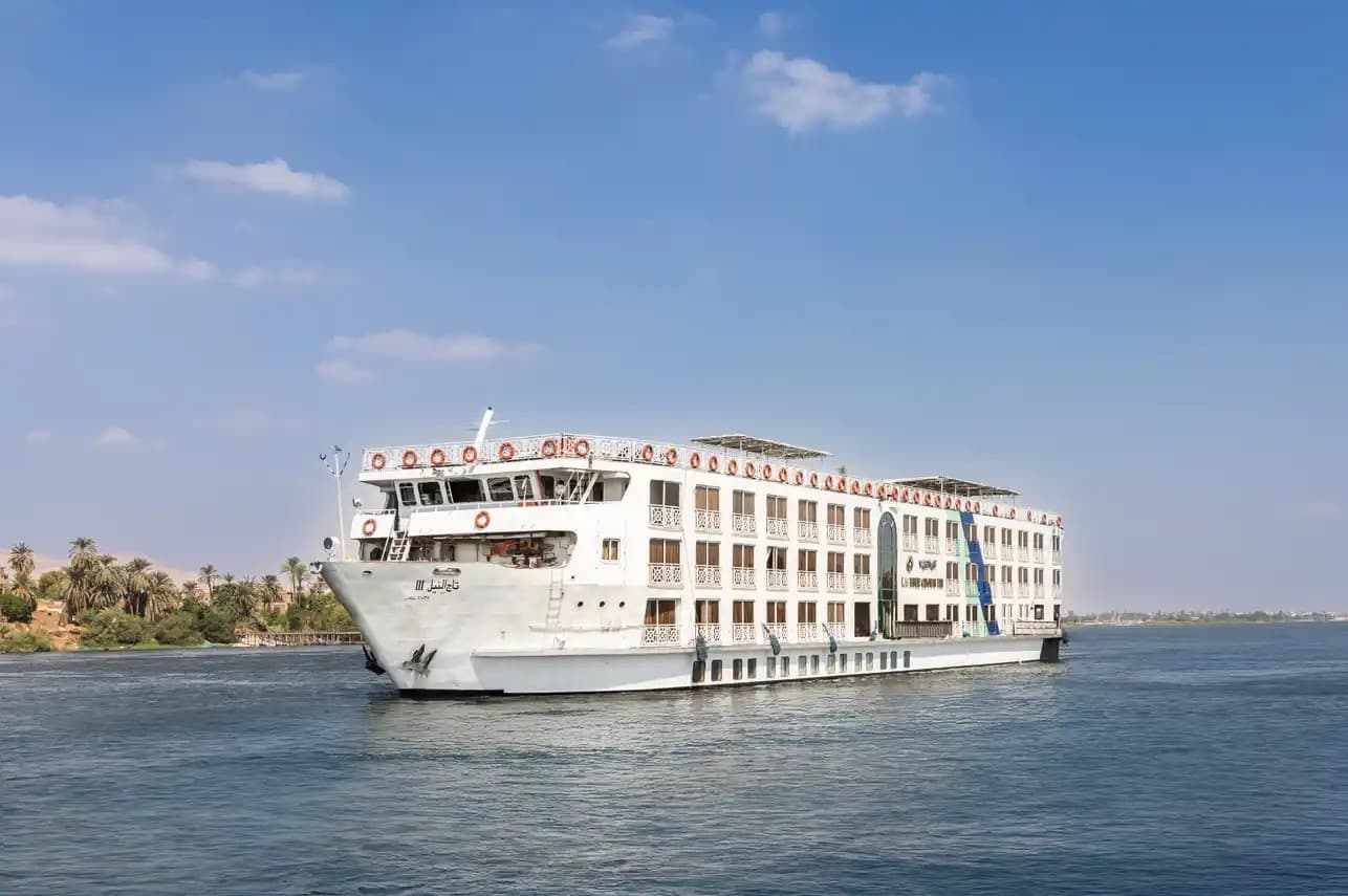 Nile Crown III, a Nile cruise ship, operated by Isis