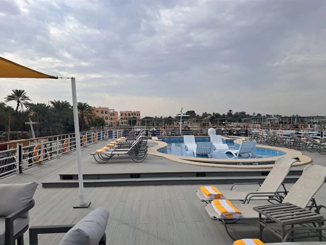Nile Dolphin, a Nile cruise ship, operated by Independent