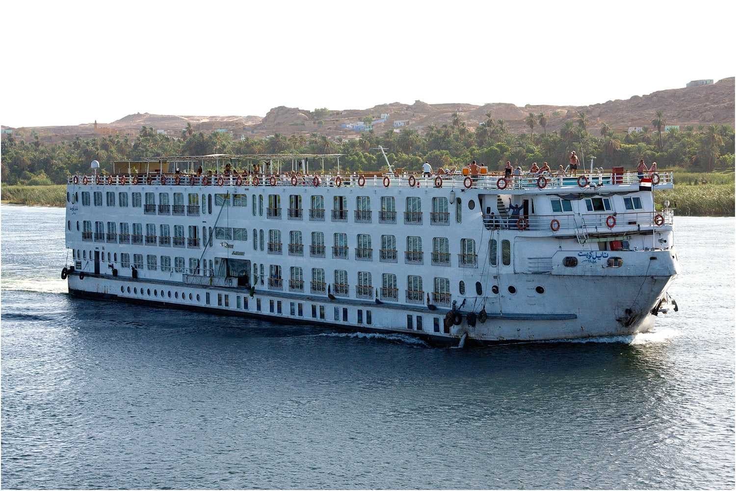 Nile Quest, a Nile cruise ship, operated by Independent