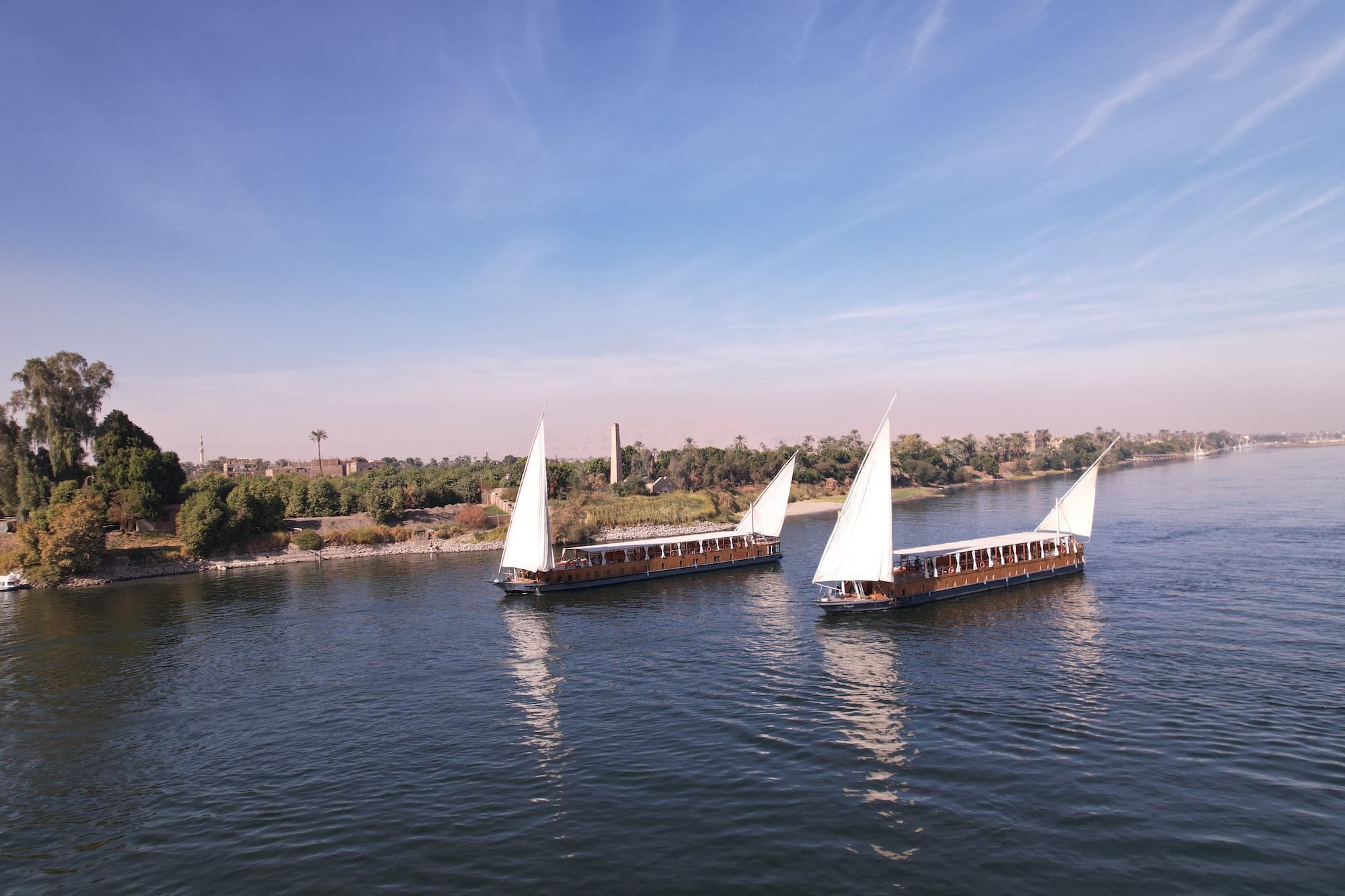 Nuun, a Nile dahabiya, operated by Ashranda