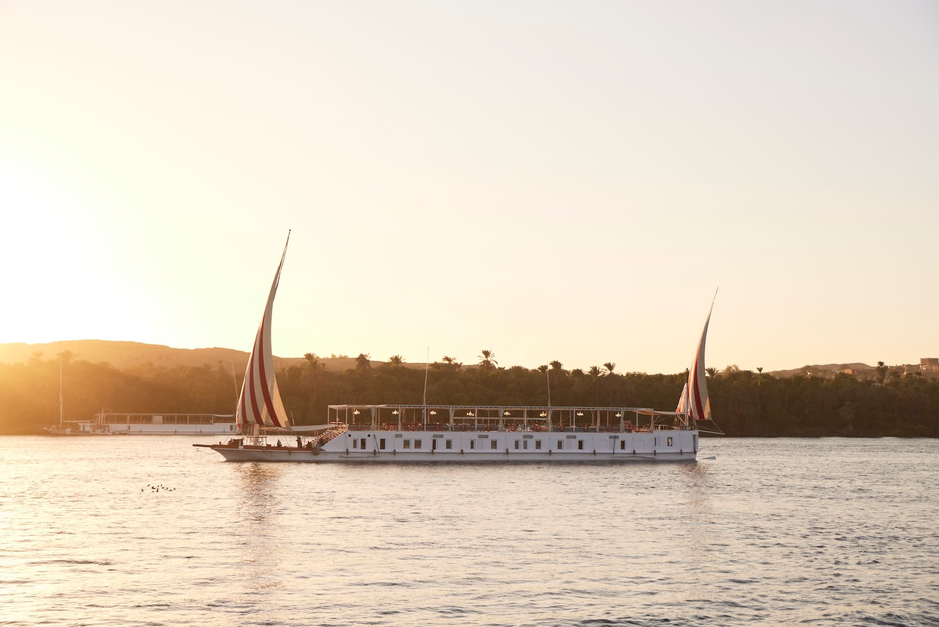 Poppee, a Nile dahabiya, operated by Nour El Nil