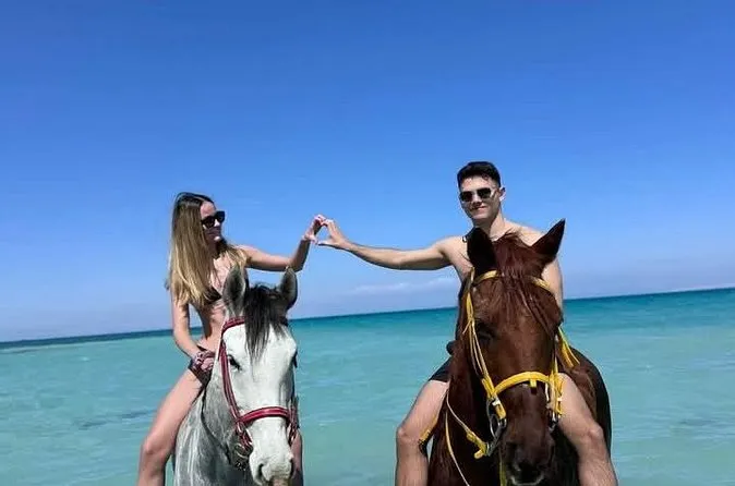 2 hours Horse riding or Camel riding desert & beach at Hurghada