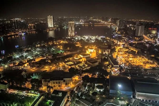 Cairo by Night (Nile Felluca – Cairo Tower-Khan el Khalili with Dinner)
