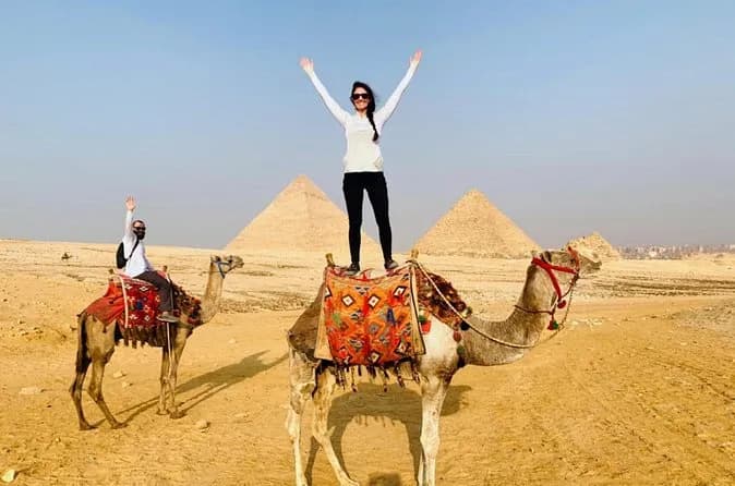 Giza Pyramids - Sphinx & Saqqara & Memphis