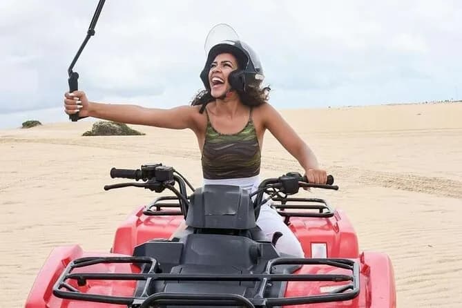Hurghada : ATV Quad Safari & Beduinendorf Tour mit Kamelritt