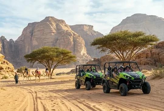 Morning buggy tour with camel ride in Marsa Alam