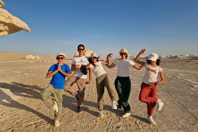 Excursion privée d'une journée au Désert Blanc et à l'oasis de Bahariya