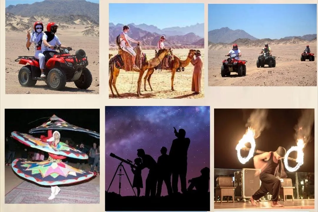 Sharm ElSheikh Super Safari 5 * 1 ATV, sterrenkijken, diner, tonen, kameel