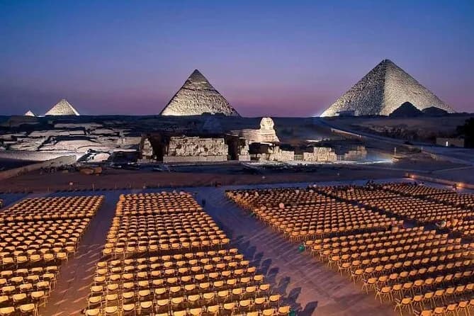 Sound and Light Show at the Pyramids from Egypt