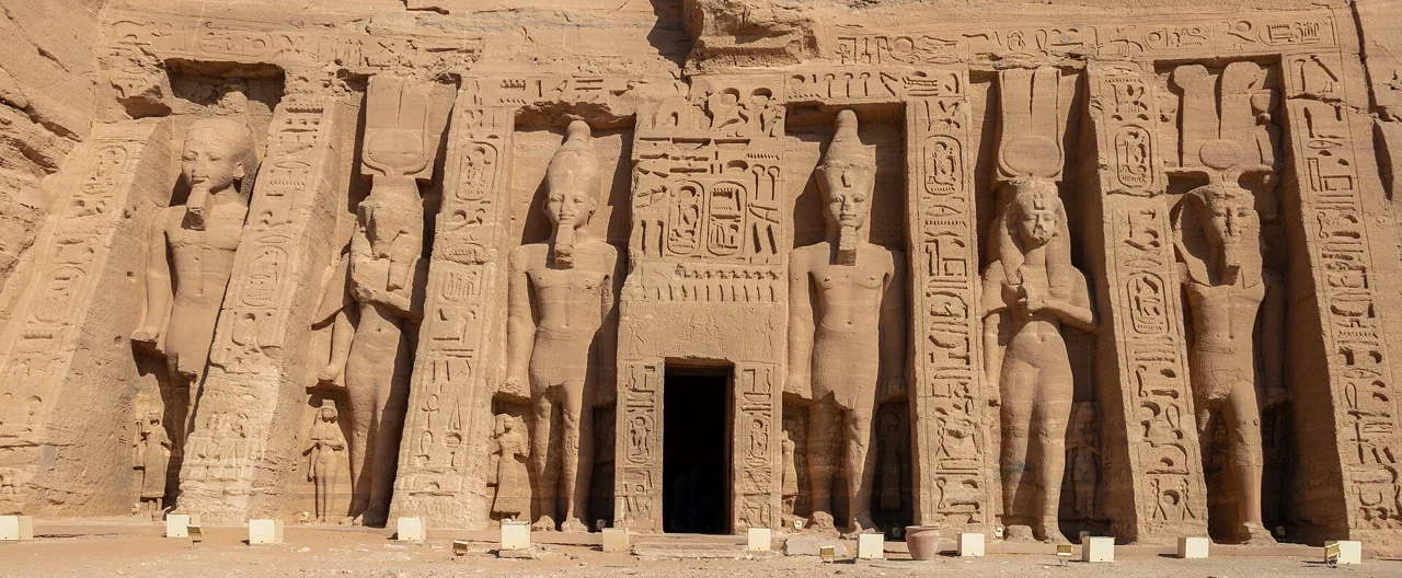 The Small Temple of Nefertari at Abu Simbel
